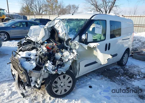 2019 Ram Promaster City Tradesman Slt z USA, uszkodzony, nr VIN ZFBHRFBB3K6M27606